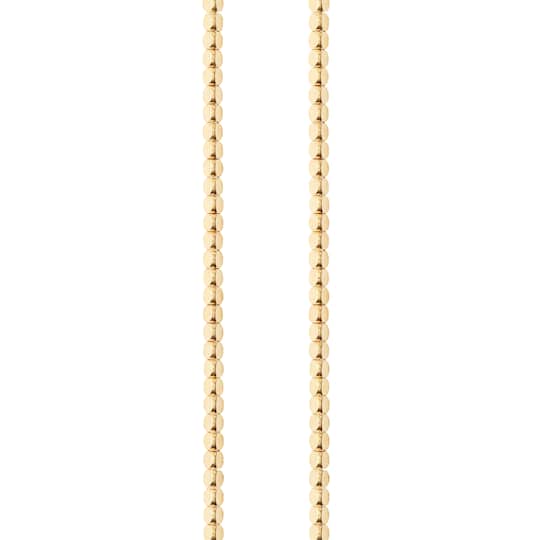 12 Pack: Gold Metal Irregular Shape Beads, 3mm by Bead Landing™